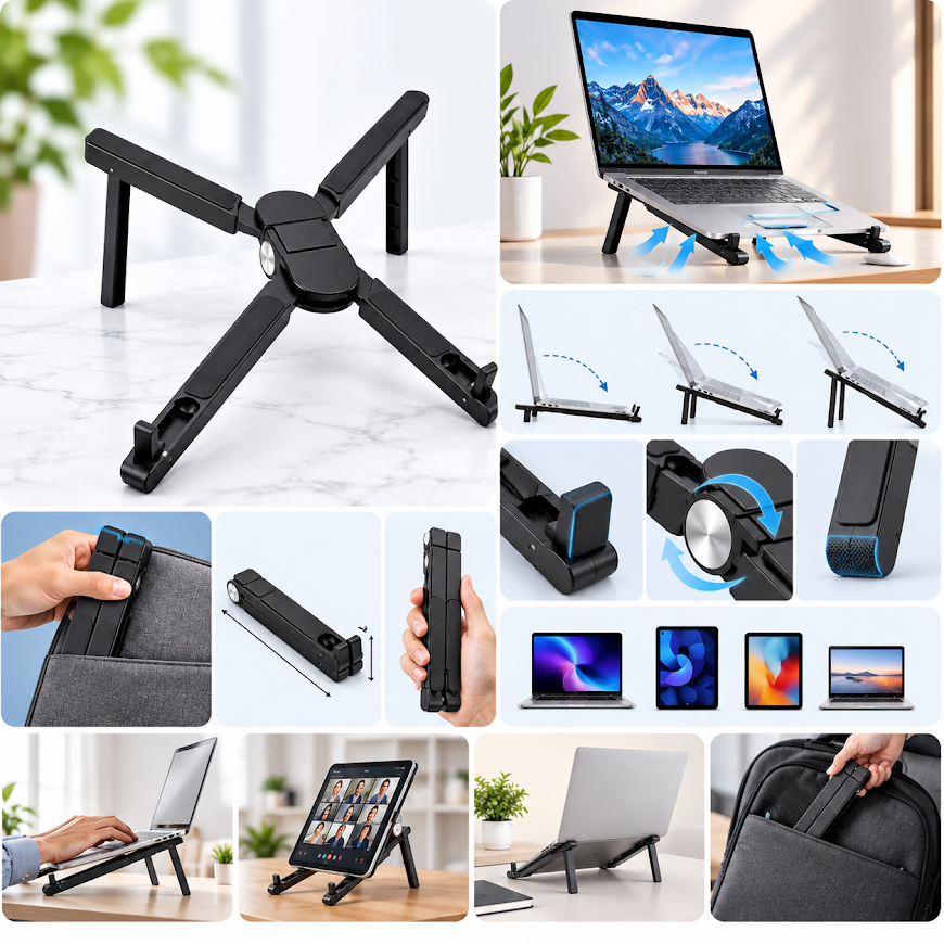 Foldable Adjustable Laptop Stand