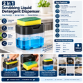 2-in-1 Soap Dispenser Sponge Holder