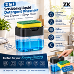 2-in-1 Soap Dispenser Sponge Holder
