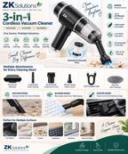3-in-1 Cordless Mini Vacuum Cleaner