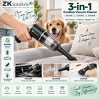 3-in-1 Cordless Mini Vacuum Cleaner