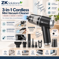 3-in-1 Cordless Mini Vacuum Cleaner